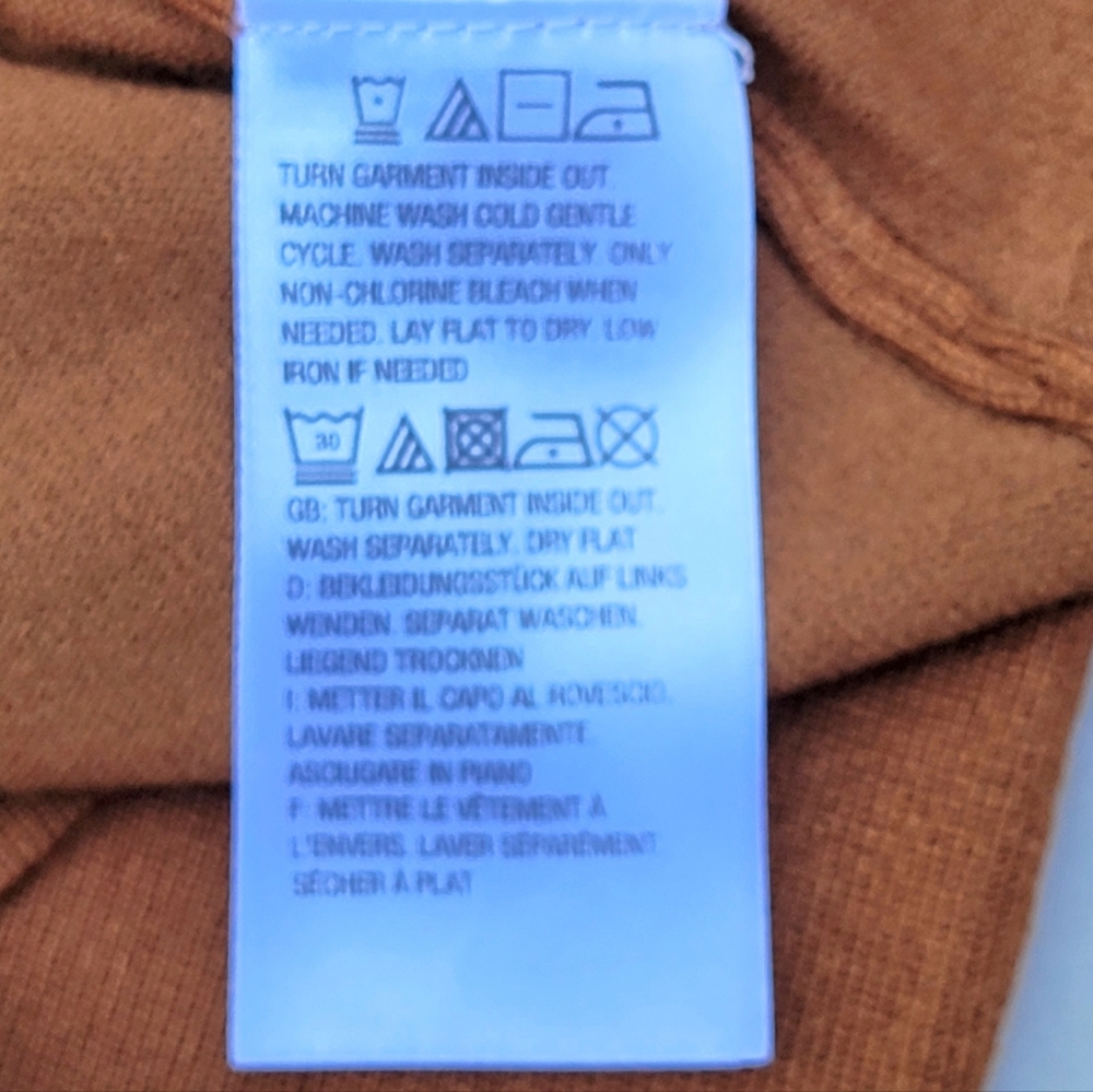 Whisper Knit QVC Italy Caramel Knit Sweater Embroidery Sleeves Women's Size XL - Picture 9 of 13